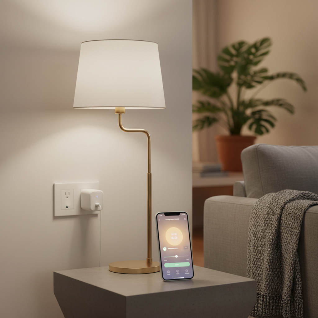 Smart WiFi plug in wall with app control lifestyle