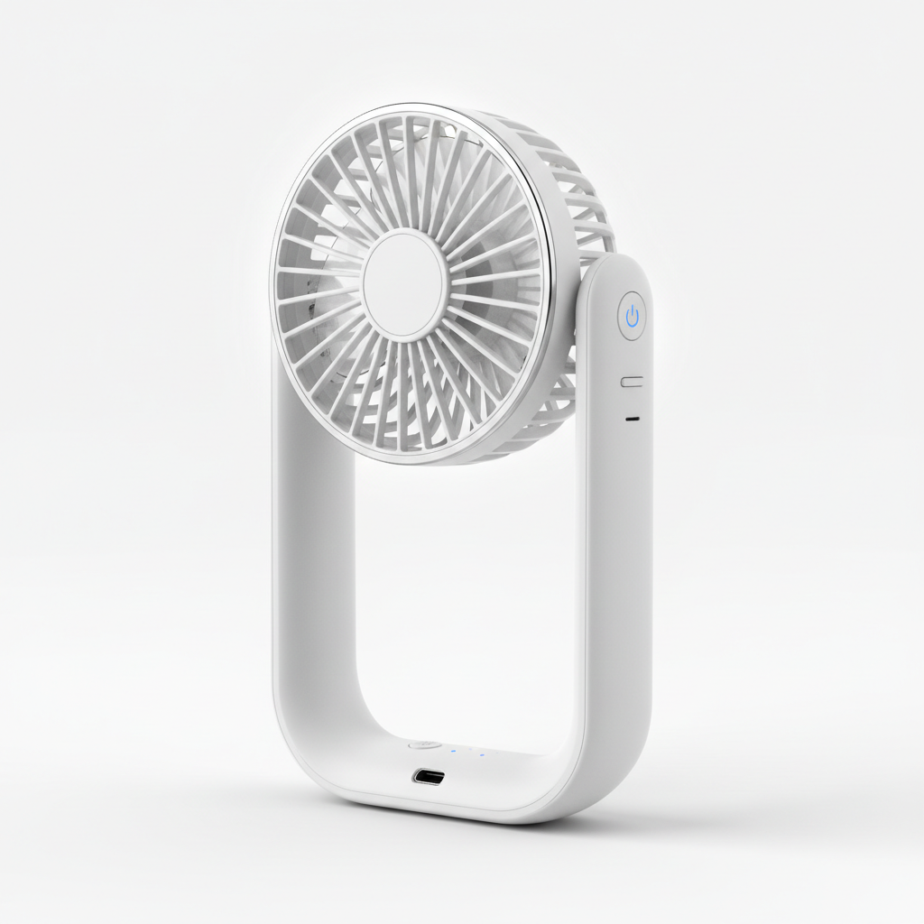 Mini Handheld USB Fan studio shot