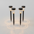 Solar Garden Path Lights – Set of 4