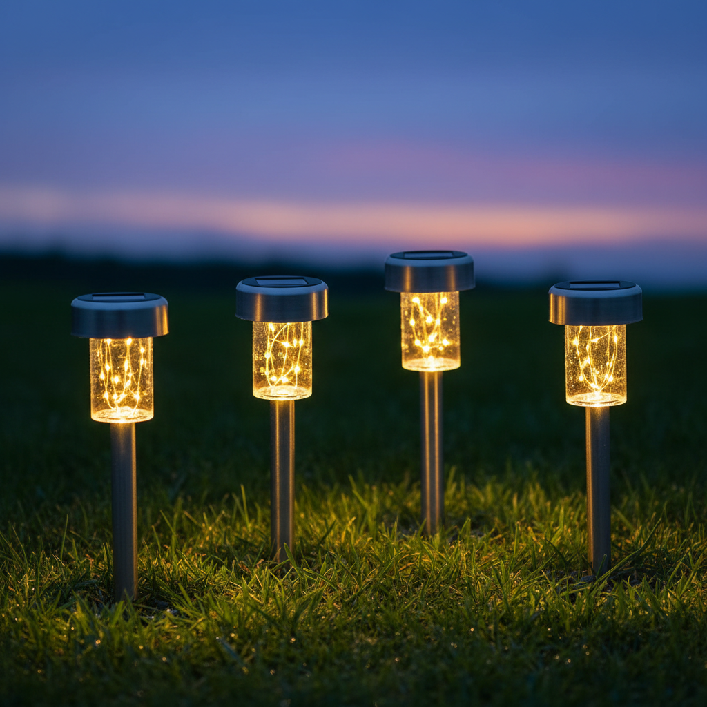Solar Garden Lights (Set of 4)