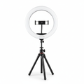 LED Ring Light with Phone Holder studio shot