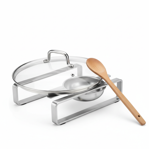 Adjustable Pot Lid & Spoon Rest Holder